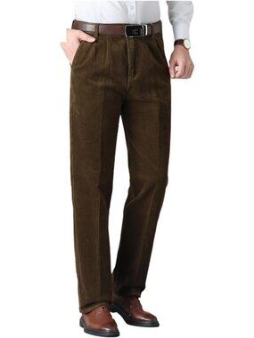 Classic Fit Corduroy Dress Pants for Men | Stylish, Versatile, Comfortable Wear